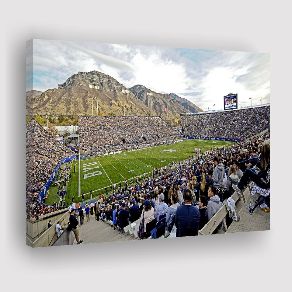 LaVell Edwards Stadium, Stadium Canvas, Sport Art, Gift for him, Fan Gift, Canvas Prints Wall Art Decor
