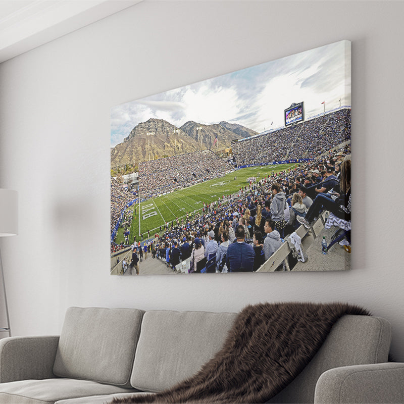 LaVell Edwards Stadium, Stadium Canvas, Sport Art, Gift for him, Fan Gift, Canvas Prints Wall Art Decor