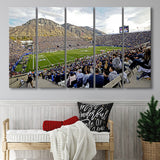 LaVell Edwards Stadium, Stadium Canvas, Sport Art, Gift for him, Multi Panels B, Canvas Prints Wall Art Decor
