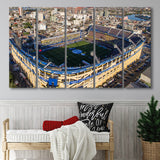 La Boca Stadium Aerial View, Stadium Canvas, Sport Art, Gift for him, Multi Panels B, Canvas Prints Wall Art Decor