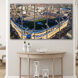 La Boca Stadium Aerial View, Stadium Canvas, Sport Art, Gift for him, Multi Panels B, Canvas Prints Wall Art Decor