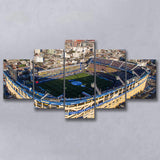 La Boca Stadium Aerial View, Stadium Canvas, Sport Art, Large Canvas, Multi Panels, Canvas Prints Wall Art Decor