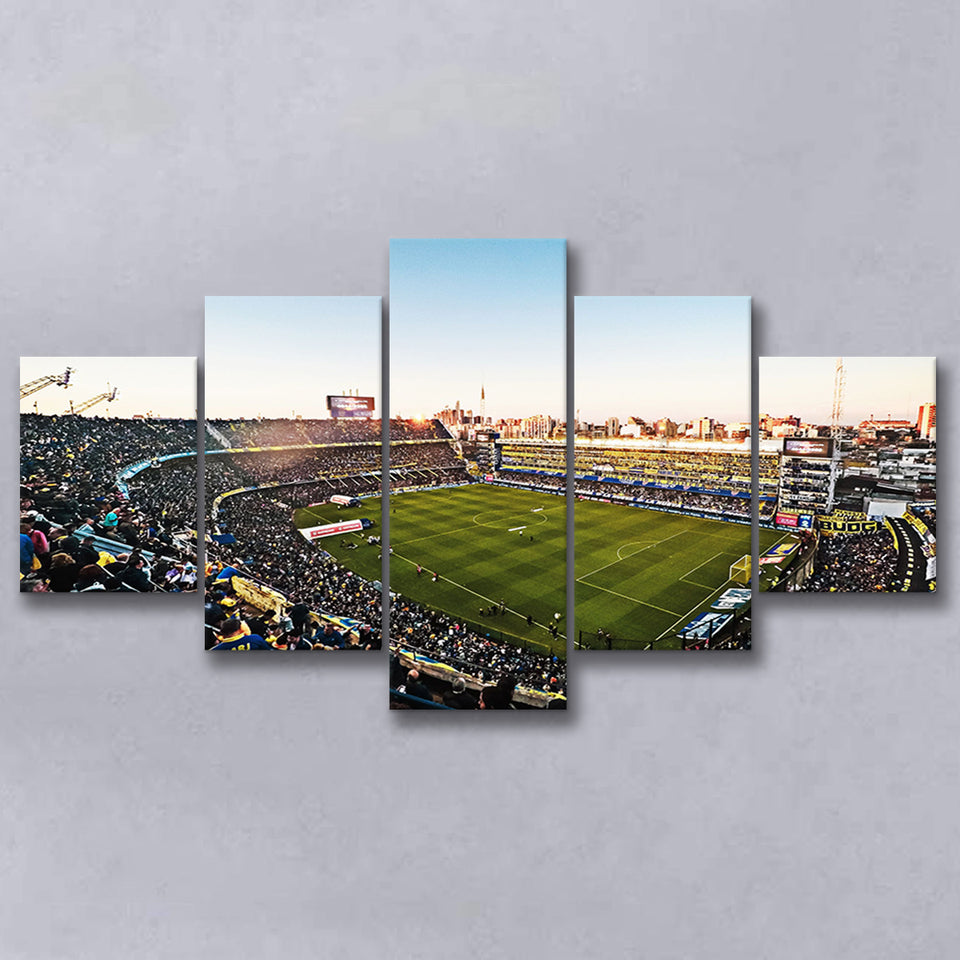 La Bombonera Boca Junior Stadium, Stadium Canvas, Sport Art, Large Canvas, Multi Panels, Canvas Prints Wall Art Decor