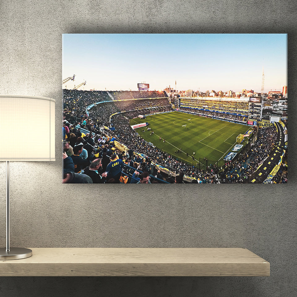 La Bombonera Boca Junior Stadium, Stadium Canvas, Sport Art, Gift for him, Fan Gift, Canvas Prints Wall Art Decor