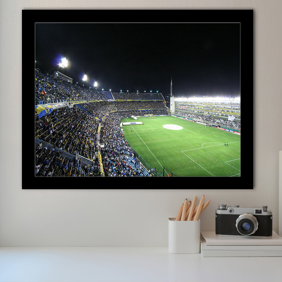 La Bombonera, Stadium Canvas, Sport Art, Gift for him, Framed Art Prints Wall Art Decor, Framed Picture