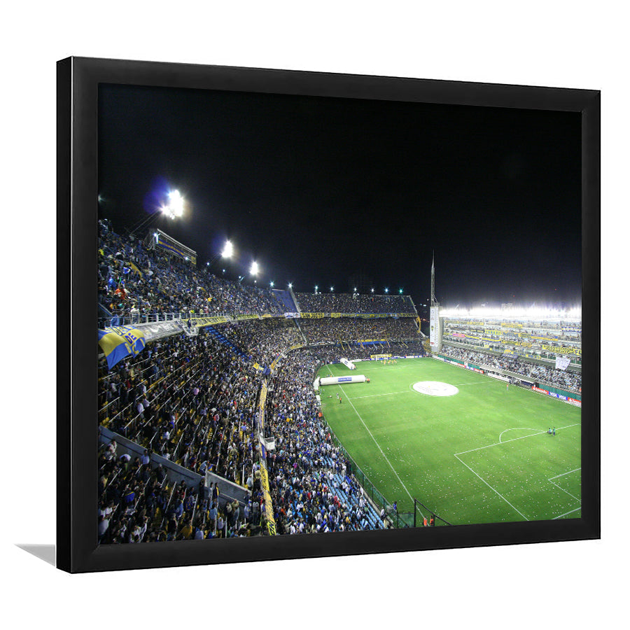 La Bombonera, Stadium Canvas, Sport Art, Gift for him, Framed Art Prints Wall Art Decor, Framed Picture