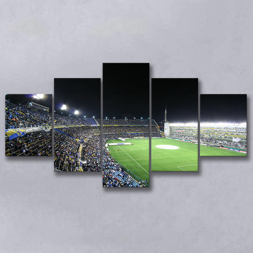 La Bombonera, Stadium Canvas, Sport Art, Large Canvas, Multi Panels, Canvas Prints Wall Art Decor