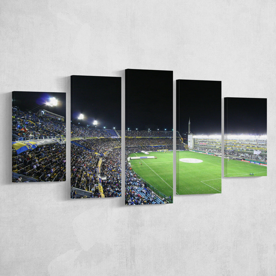 La Bombonera, Stadium Canvas, Sport Art, Large Canvas, Multi Panels, Canvas Prints Wall Art Decor