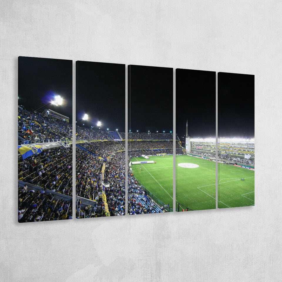 La Bombonera, Stadium Canvas, Sport Art, Gift for him, Multi Panels B, Canvas Prints Wall Art Decor