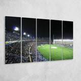 La Bombonera, Stadium Canvas, Sport Art, Gift for him, Multi Panels B, Canvas Prints Wall Art Decor