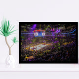La Staples Center, Stadium Canvas, Sport Art, Gift for him, Framed Art Prints Wall Art Decor, Framed Picture