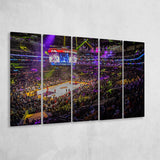 La Staples Center, Stadium Canvas, Sport Art, Gift for him, Multi Panels B, Canvas Prints Wall Art Decor