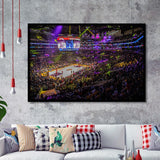 La Staples Center, Stadium Canvas, Sport Art, Gift for him, Framed Art Prints Wall Art Decor, Framed Picture