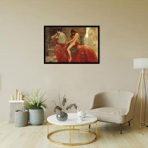 Lady Godiva By John Collier-Art Print,Canvas Art,Frame Art,Plexiglass Cover