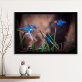 Ladybug Multi Panel Ladybug Framed Canvas Prints Wall Art Home Decor - Painting Canvas, Black Frame, Framed Picture