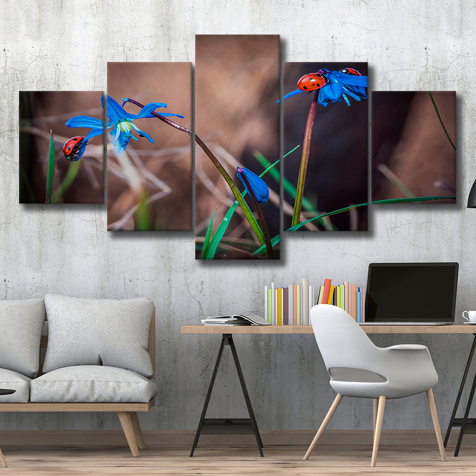 Ladybug Multi Panel Ladybug Large Canvas Prints Multi Panels Wall Art Prints Home Decor