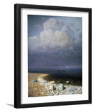 Lake Ladoga By Arkhip Kuindzhi - Painting Art, Art Print, Framed Art, Black Frame