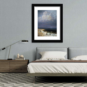 Lake Ladoga By Arkhip Kuindzhi-Canvas Art,Art Print,Framed Art,Plexiglass cover