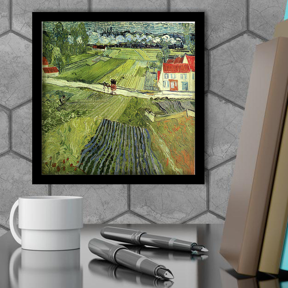 Landscape At Auvers After The Rain By Vincent Van GoghArt Print,Canvas Art,Frame Art,Plexiglass Cover