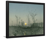 Landscape With Moon By Isaac Levitan-Art Print,Canvas Art,Frame Art,Plexiglass Cover