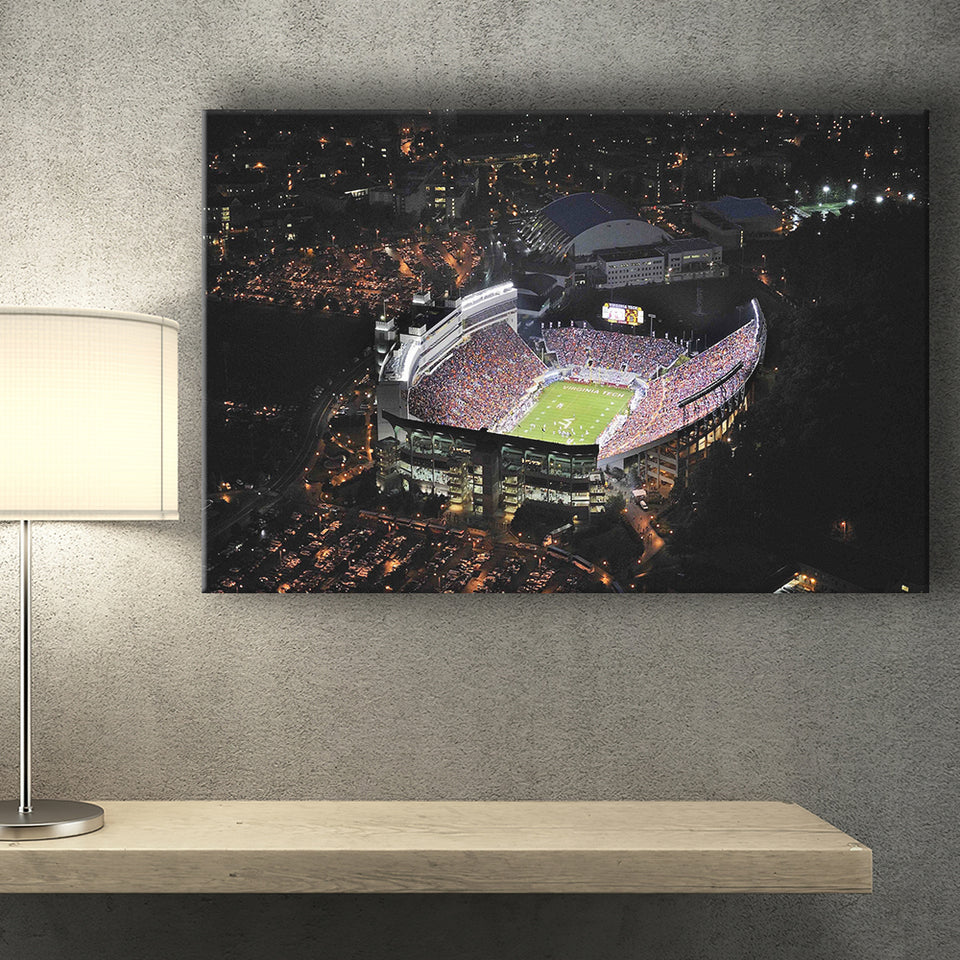 Lane Stadium, Virginia Tech Hokies Stadium Canvas Prints Wall Art - Painting Canvas, Wall Decor, Fan Gift, Art Prints
