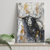 Large Abstract Cow Painting Canvas Prints Wall Art - Painting Canvas, Wall Decor, Home Decor