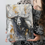 Large Abstract Cow Painting Canvas Prints Wall Art - Painting Canvas, Wall Decor, Home Decor