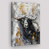 Large Abstract Cow Painting Canvas Prints Wall Art - Painting Canvas, Wall Decor, Home Decor