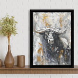 Large Abstract Cow Painting Framed Canvas Prints Wall Art - Painting Canvas, Framed Picture, Home Art Decor