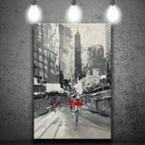 Large City Abstract Painting Art New York Painting Cityscape Canvas Prints Wall Art - Painting Canvas, Wall Decor, Home Decor