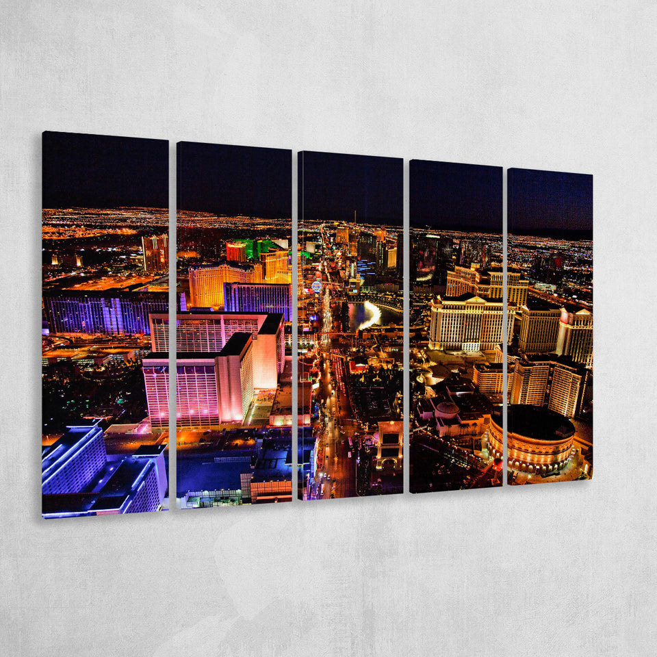 Las Vegas Wall Art, Skyline Of Las Vegas