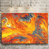 Lava Flow Canvas Prints Wall Art - Painting Canvas,Wall Decor,Art Print,Home Decor