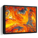 Lava Flow Framed Canvas Prints Wall Art - Painting Canvas,Framed Picture,Home Art Wall Decor