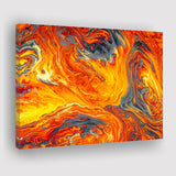 Lava Flow Canvas Prints Wall Art - Painting Canvas,Wall Decor,Art Print,Home Decor