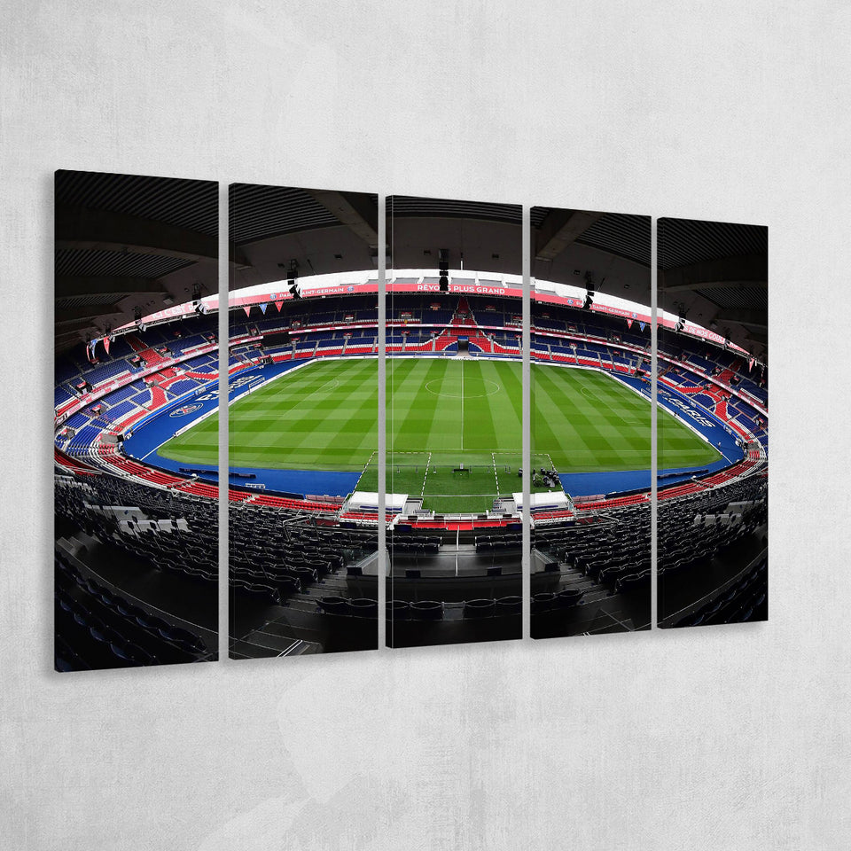 Le Parc des Princes stadium, Stadium Canvas, Sport Art, Gift for him, Multi Panels B, Canvas Prints Wall Art Decor