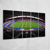 Le Parc des Princes stadium, Stadium Canvas, Sport Art, Gift for him, Multi Panels B, Canvas Prints Wall Art Decor