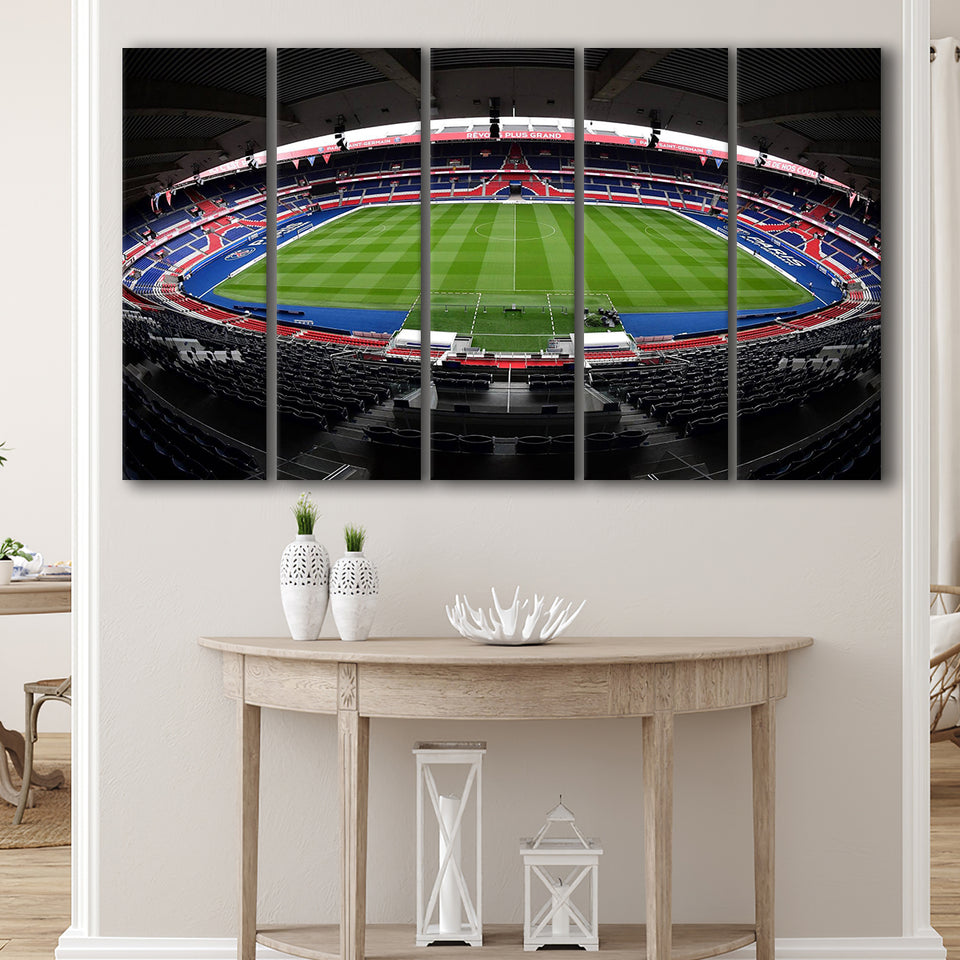 Le Parc des Princes stadium, Stadium Canvas, Sport Art, Gift for him, Multi Panels B, Canvas Prints Wall Art Decor