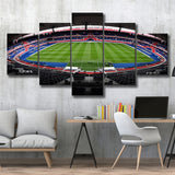 Le Parc des Princes stadium, Stadium Canvas, Sport Art, Large Canvas, Multi Panels, Canvas Prints Wall Art Decor
