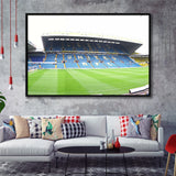 Leeds United Stadium Framed Canvas Prints Elland Road Wall Art Football,Sport Stadium Art Prints, Fan Gift