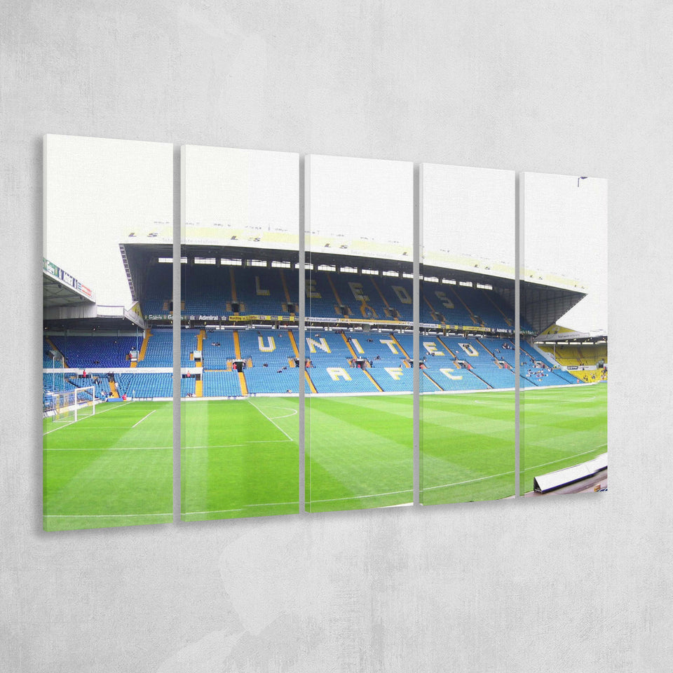 Leeds United Stadium Canvas Prints Elland Road Wall Art Football,Multi Panels B,Sport Stadium Art Prints, Fan Gift