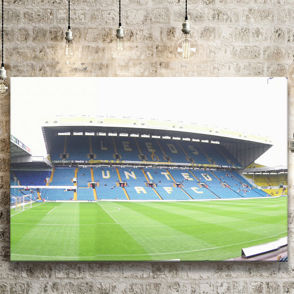 Leeds United Stadium Canvas Prints Elland Road Wall Art Football,Sport Stadium Art Prints, Fan Gift, Wall Decor