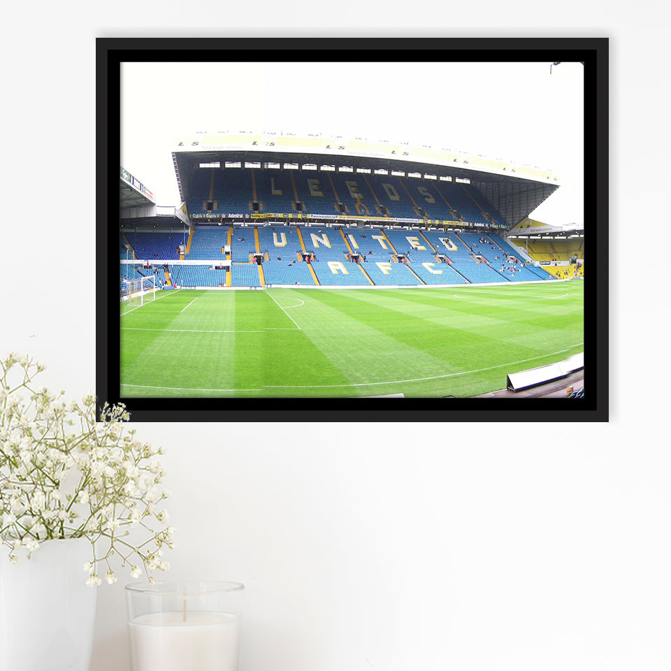 Leeds United Stadium Framed Canvas Prints Elland Road Wall Art Football,Sport Stadium Art Prints, Fan Gift
