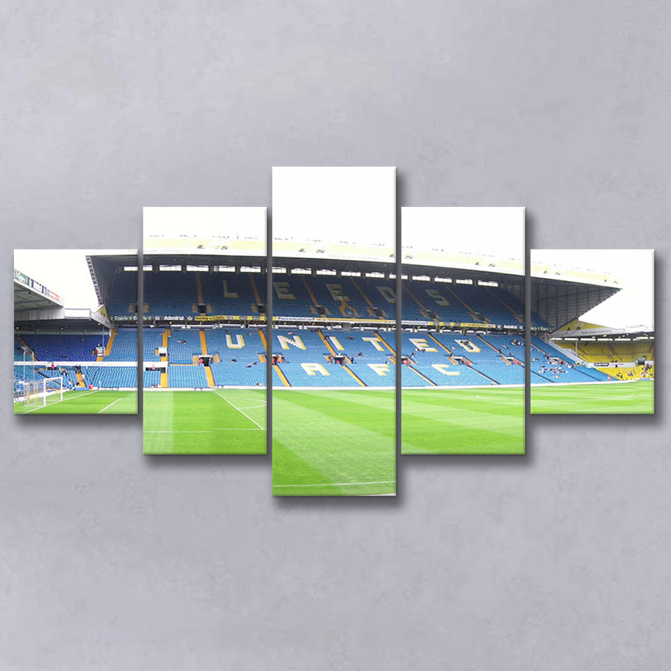 Leeds United Stadium Canvas Prints Elland Road Wall Art Football,Multi Panels,Sport Stadium Art Prints, Fan Gift