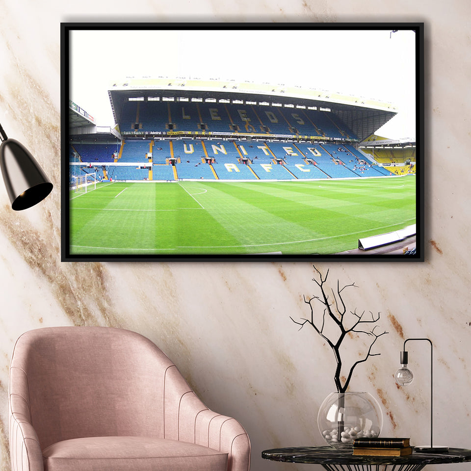 Leeds United Stadium Framed Canvas Prints Elland Road Wall Art Football,Sport Stadium Art Prints, Fan Gift