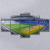 Leicester City Stadium Canvas Prints King Power Stadium Wall Art,Multi Panels,Sport Stadium Art Prints, Fan Gift