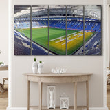 Leicester City Stadium Canvas Prints King Power Stadium Wall Art,Multi Panels B,Sport Stadium Art Prints, Fan Gift