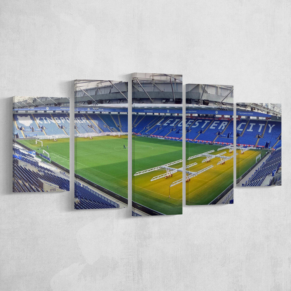 Leicester City Stadium Canvas Prints King Power Stadium Wall Art,Multi Panels,Sport Stadium Art Prints, Fan Gift