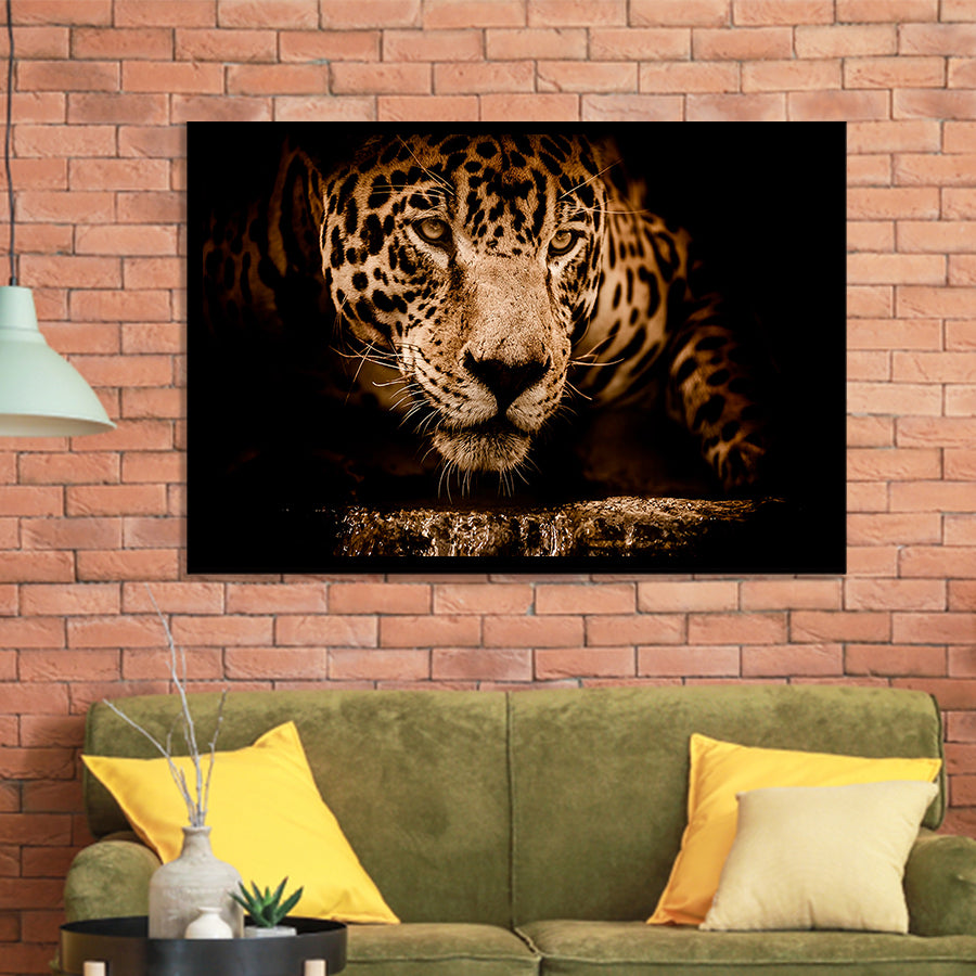 Leopard Safari Animal Framed Art Prints Wall Art Decor, Framed Picture, Home Decor