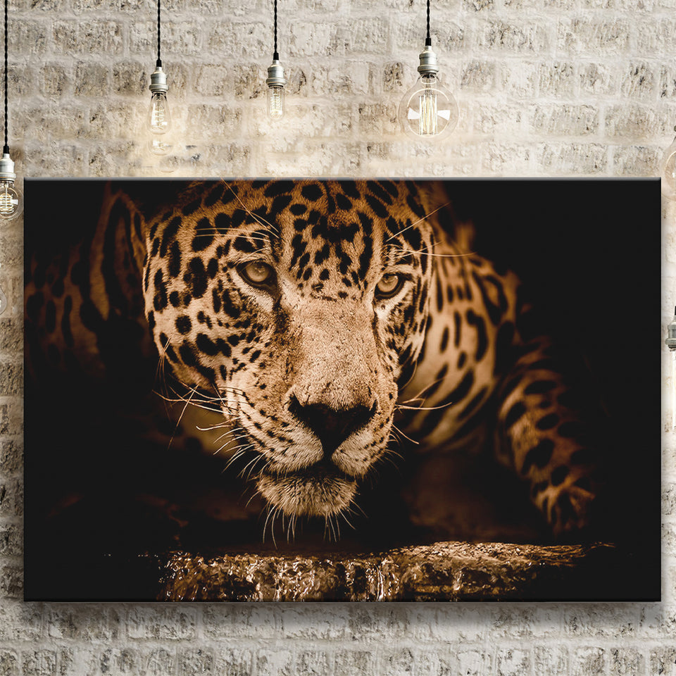 Leopard Safari Animal Canvas Prints Wall Art Decor - Painting Canvas,Home Decor, Ready to Hang