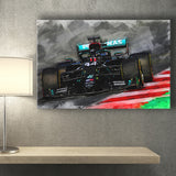 Lewis Hamilton All Black Formula 1 Canvas Prints Wall Art Decor - Painting Canvas, Art Print, Home Decor, Ready to Hang